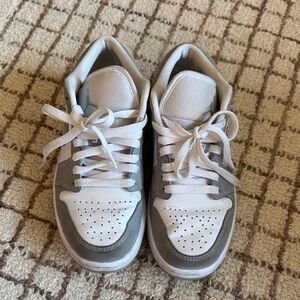 Nike White and Gray Athletic Shoes